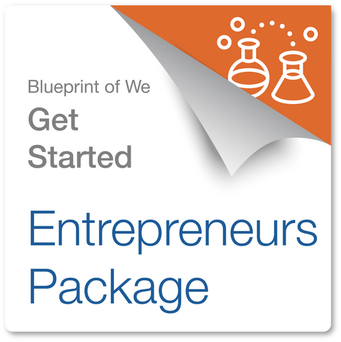 Blueprint of We Get Started Package for Entrepreneurs: In-Person or Virtual Facilitation