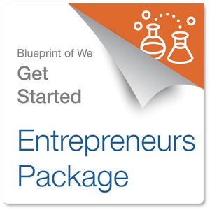 Blueprint of We Get Started Package for Entrepreneurs: In-Person or Virtual Facilitation