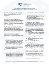 Load image into Gallery viewer, FREE: The Center for Collaborative Awareness 1-Page Introduction Blueprint of We
